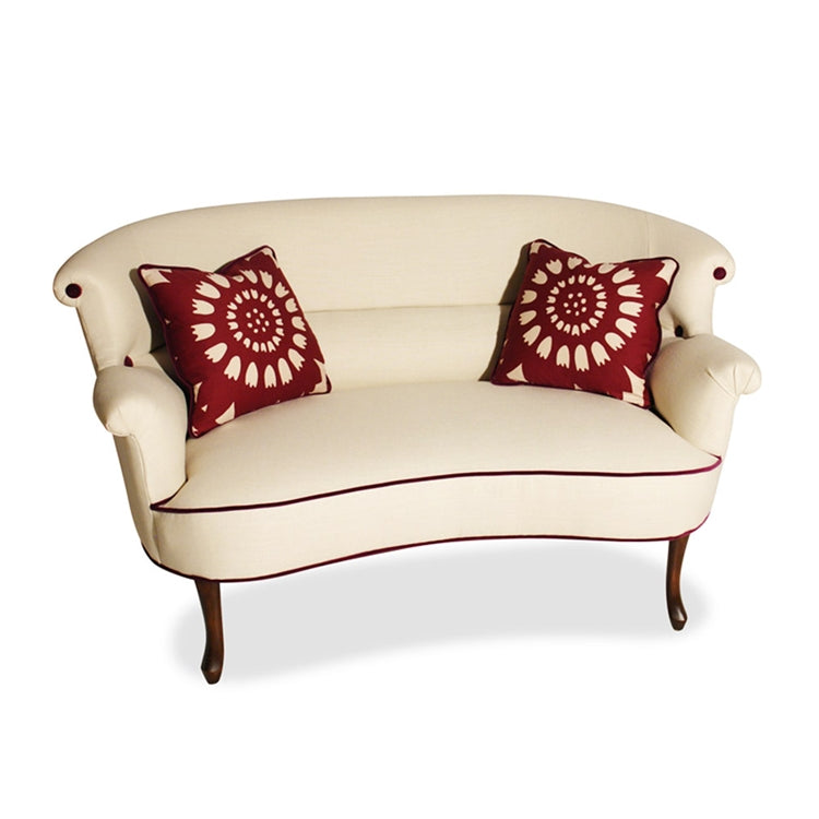 Coco Club Linen Loveseat