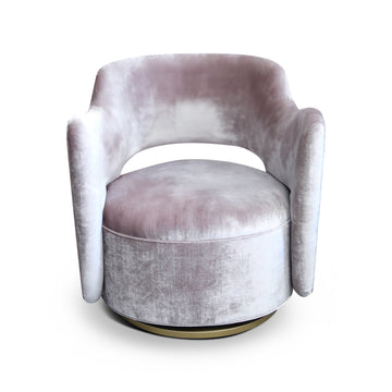 Tatiana Swivel Chair, Refined