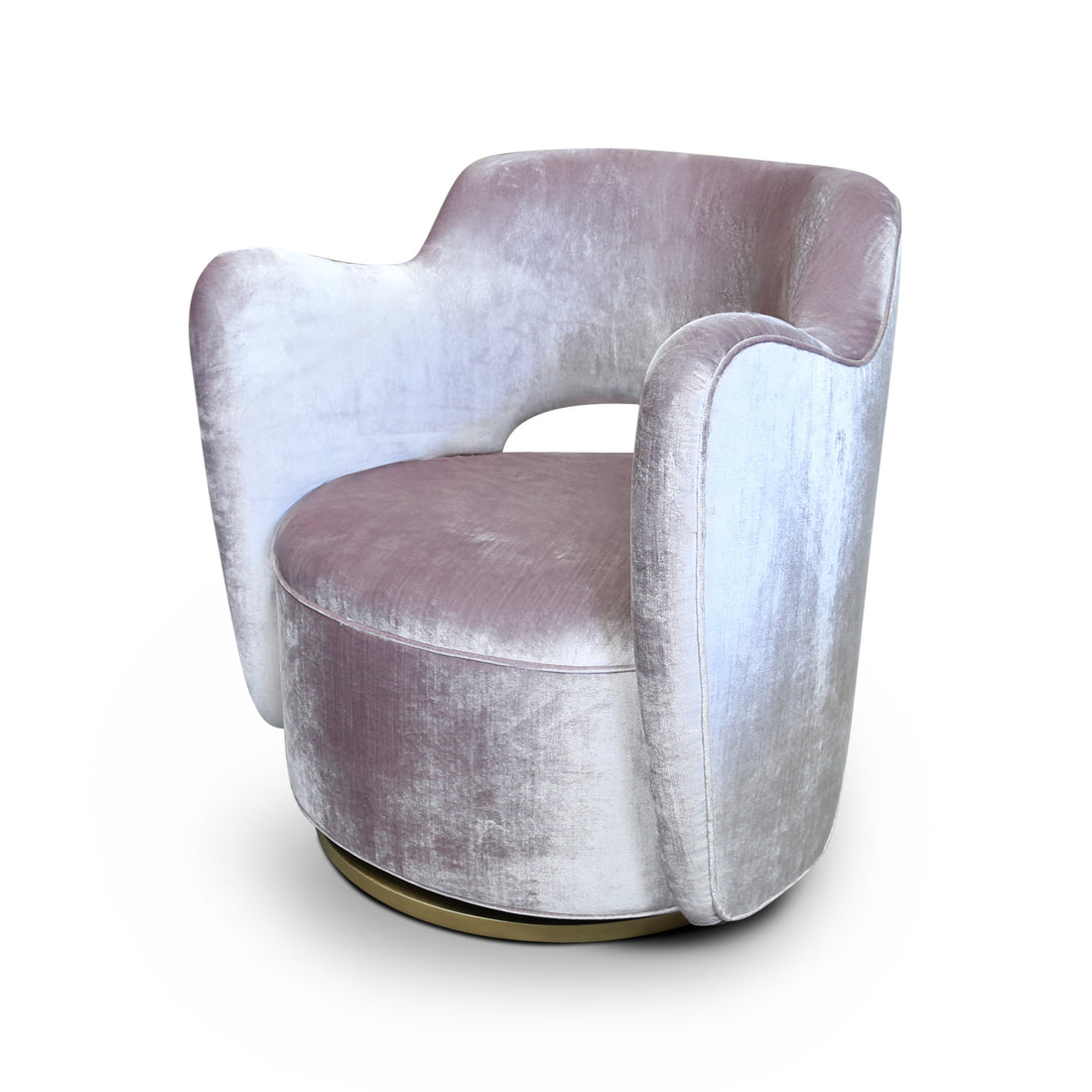 Tatiana Swivel Chair, Refined