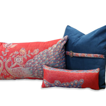 Peacock 5 PC. Pillow Set, Bayou
