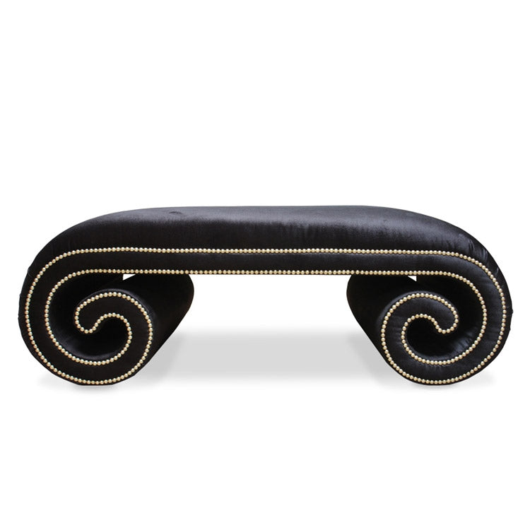 Scroll Ottoman (More Colors!)