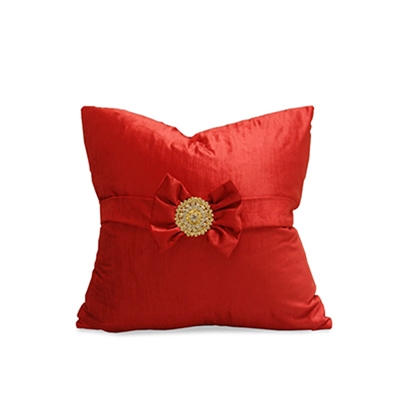 Bow Red Pillow