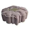 Damask Mirror Ottoman