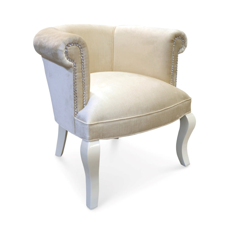 Hermes Velvet Vanity Chair