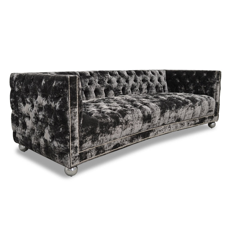 Manhattan Grey Tufted Sofa