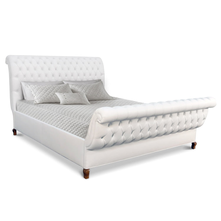 Duncan Fife Leather Bed