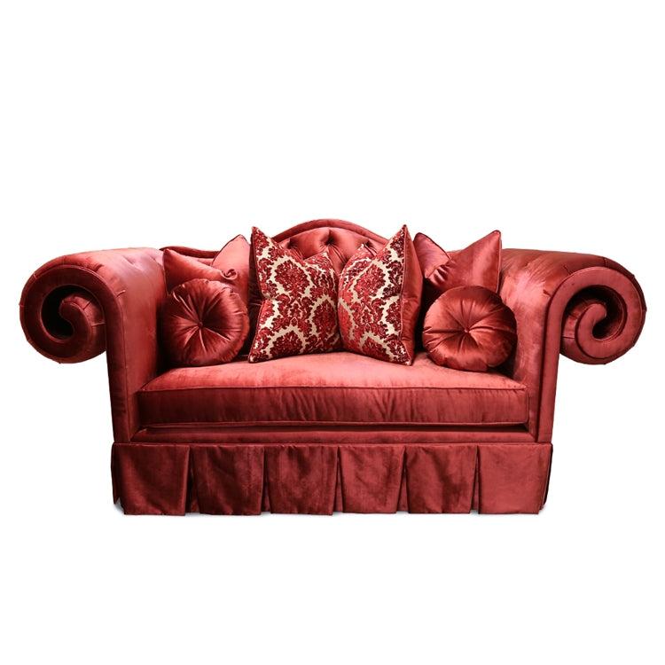 Grand Theodore Scroll Loveseat