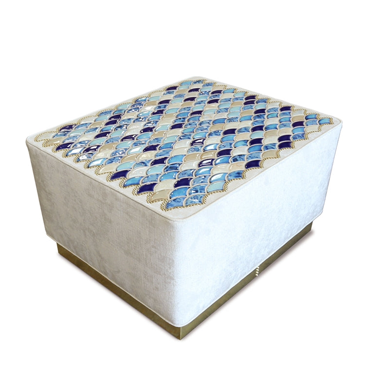 Carlotta Tile Ottoman