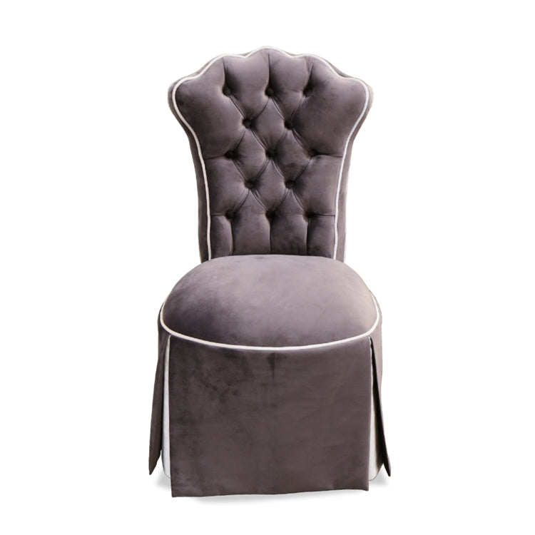 Allison Plum Vanity Chair