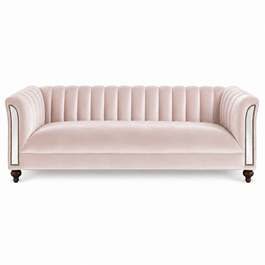 Bethany Mirror Sofa Bella Bone (2 length options)