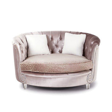 Harper Cuddle Chair, Amethyst
