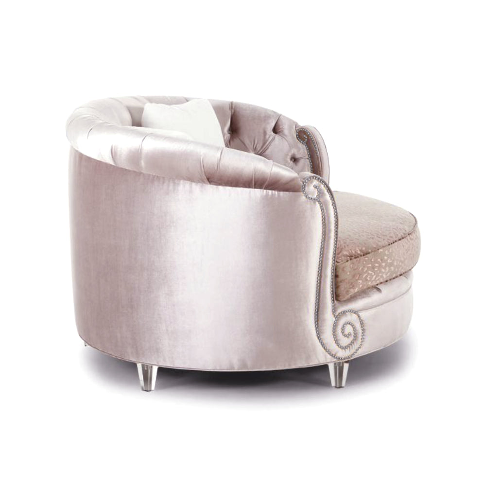 Harper Cuddle Chair, Amethyst