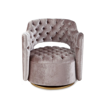 Tatiana Swivel Chair, Amethyst