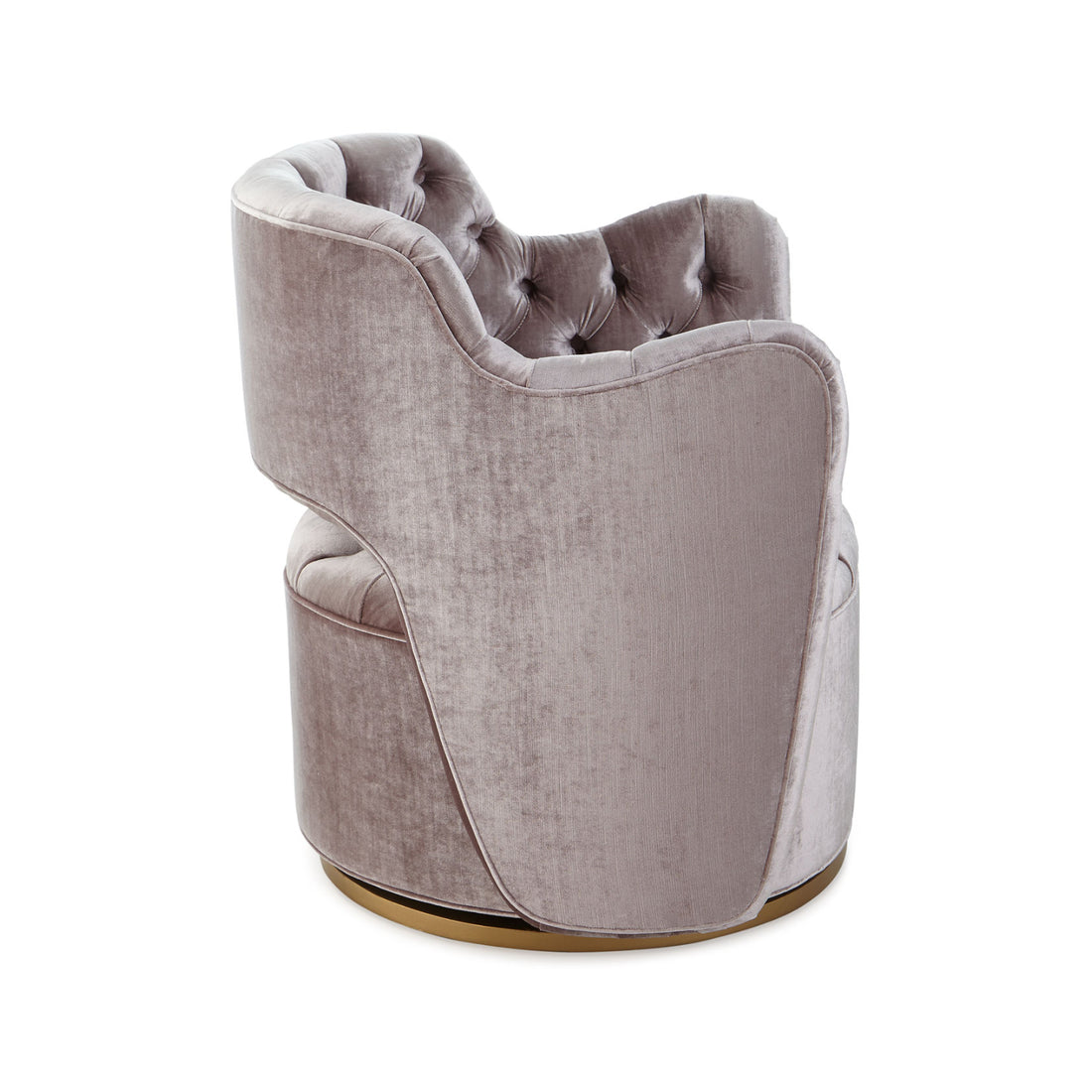 Tatiana Swivel Chair, Amethyst