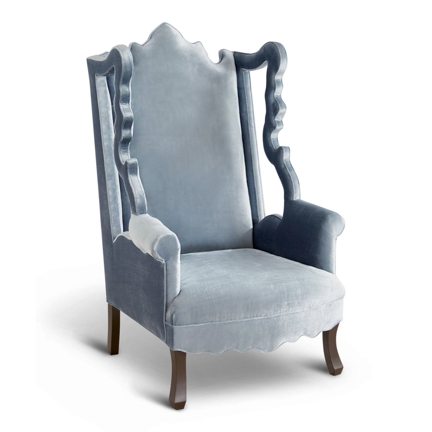 Isabella Wingback Cutout Chair, Refined