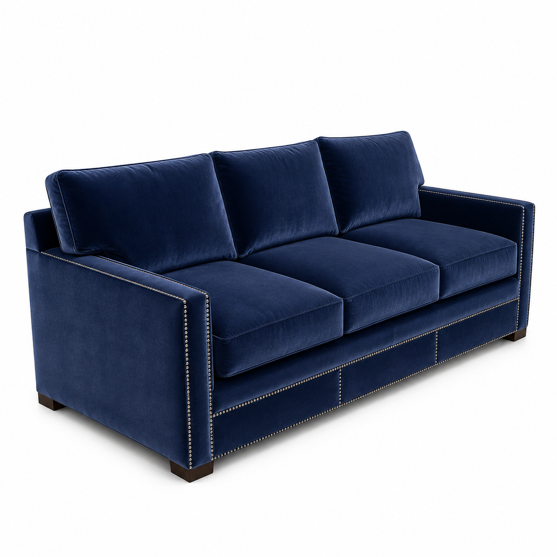 Lawrence Modern Blue Sofa