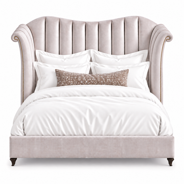Moira Bed Shimmer Amethyst Velvet