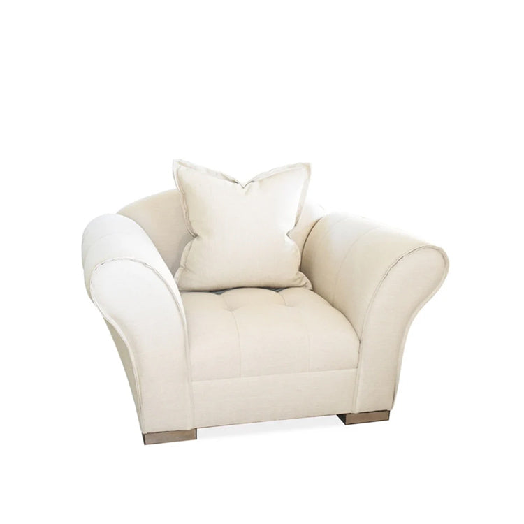 Avid Cream Linen Chair