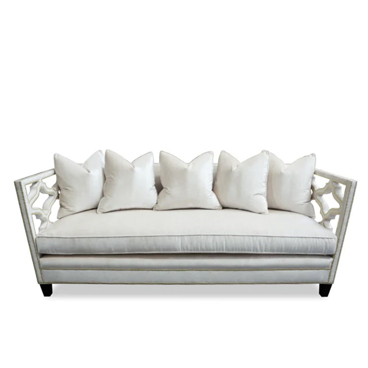 Berkeley White Cut-Out Sofa