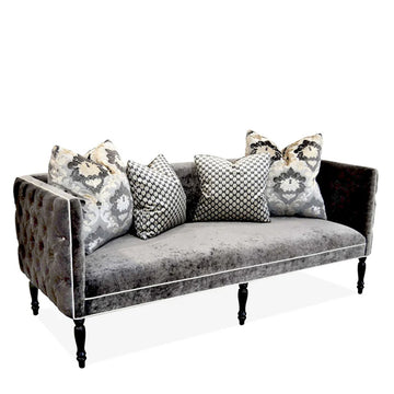 Braxton Velvet Tufted Sofa