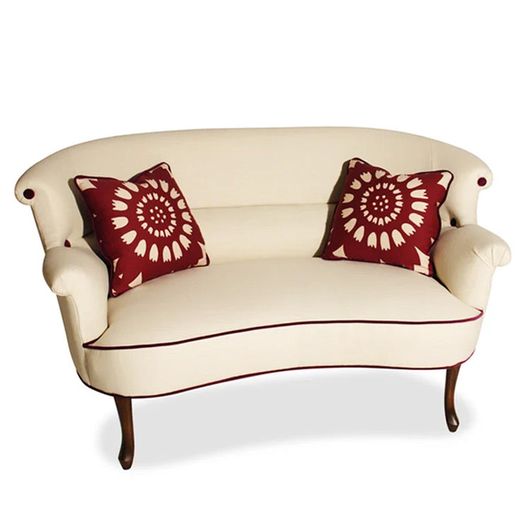 Coco Club Linen Loveseat