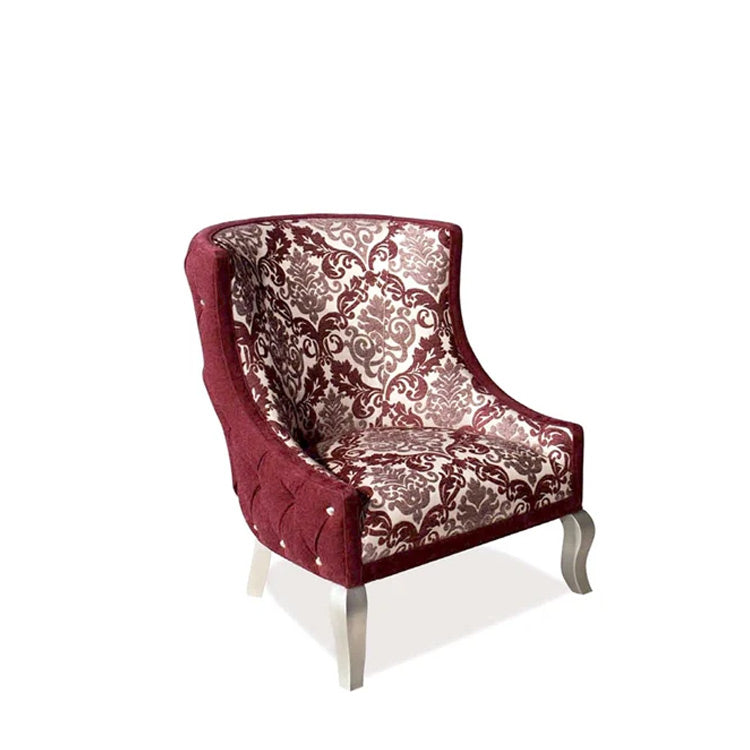 Edge Plum Velvet Chair