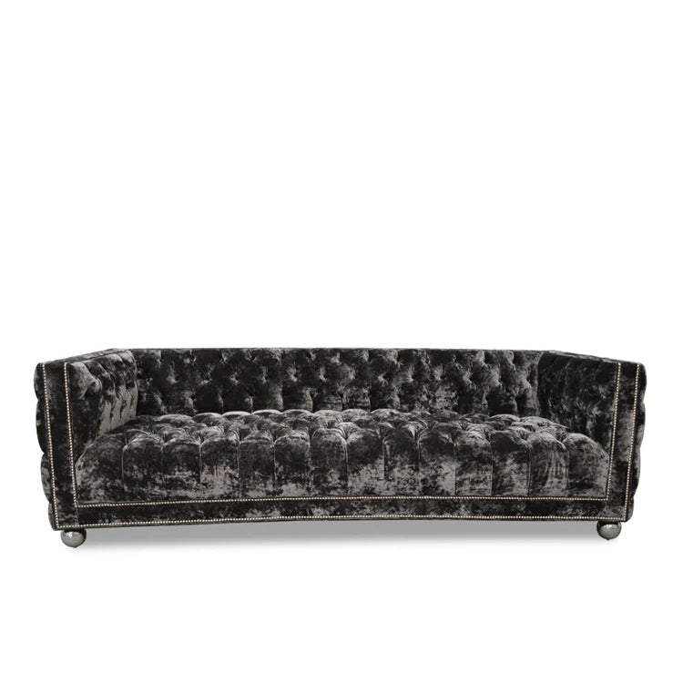 Manhattan Grey Tufted Sofa