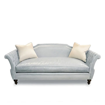 Shield Leather Tufted Sofa