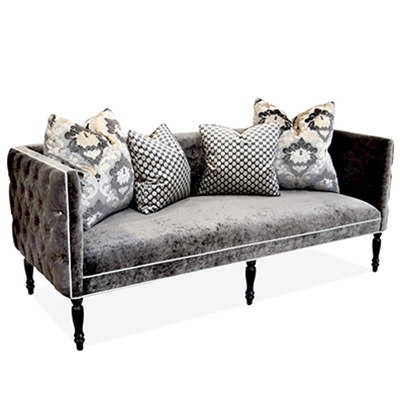 Braxton Tufted Velvet Sofa