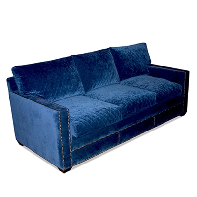 Lawernce Blue Track Arm sofa