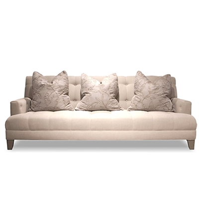 Portland Modern Natural Linen Sofa