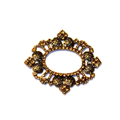 Haute House Home | Accessories | Bling | Buckles | Vintage Amber Buckle
