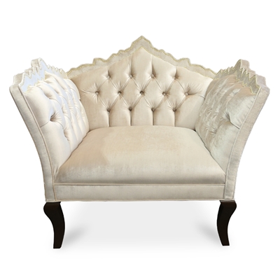 Bellissimo Tufted Cashmere Velvet Chair