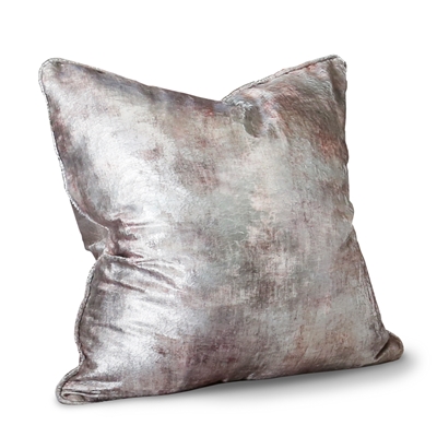 Anatolia Rose Gold Foil Velvet Pillow