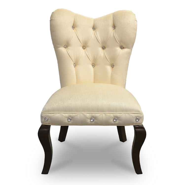 Amour Armless Bling Accent Chair