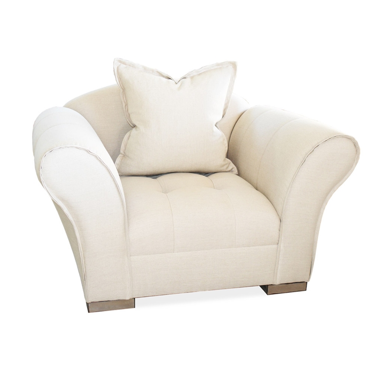 Avid Cream Linen Chair
