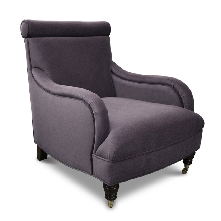 Sofia Purple English Style Chair
