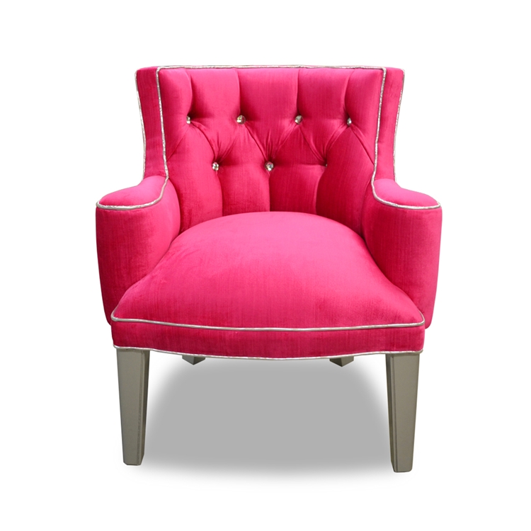 Baby Tiffany Red Velvet Chair
